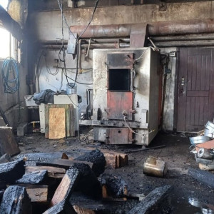 В Муроме из-за неисправности печи загорелась котельная