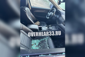 В Кольчугино вандалы разбили иномарку стоимостью 3 млн рублей