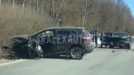 Под Александровом лоб в лоб столкнулись два кроссовера