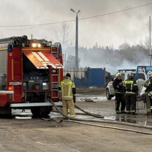 МЧС назвало причину пожара на складах во Владимире