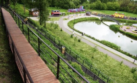 В городском парке в Александрове открыли историко-экологическую тропу
