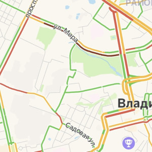 Владимир встал в глухих пробках из-за снегопада