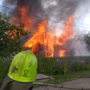 На пожаре под Александровом погиб 69-летний мужчина