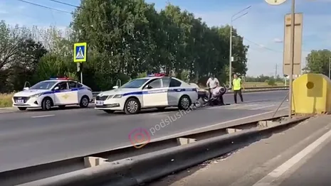 Во Владимире при погоне от ДПС произошла авария: появилось видео
