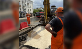 Во Владимире частично перекрыли улицу Горького