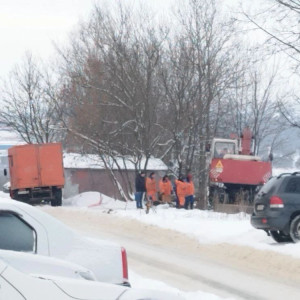 В Добром во Владимире прорвало водопровод