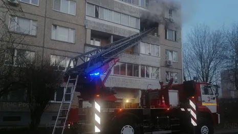 Во Владимире при пожаре в «панельке» пострадали 2 человека