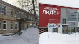В Киржаче на крышах детсадов повисли снег и сосульки