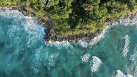 В Тихом океане появился новый остров после извержения вулкана