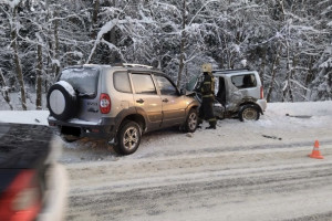 В поселке под Кольчугино человека зажало в авто после ДТП