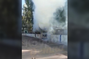 Во Владимирской области сгорел каток