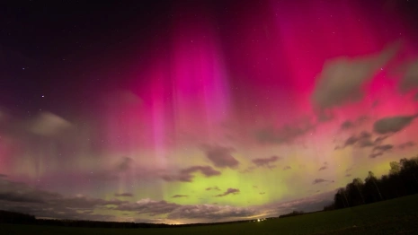 Полярное сияние раскрасило небо над Владимирской областью 