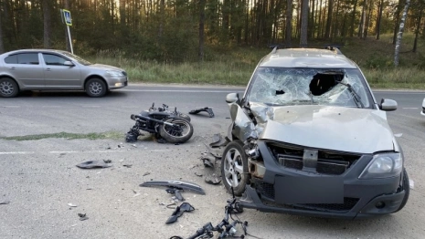 В Судогодском районе 51-летний мотоциклист погиб после столкновения с легковушкой