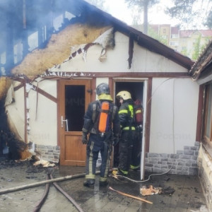 В парке имени Дегтярева в Коврове сгорело кафе