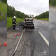 На трассе М-8 во Владимирской области сгорел автомобиль