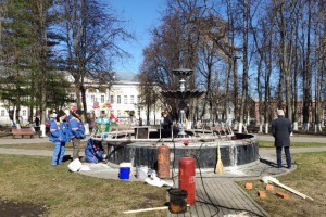 Во Владимире начали подготовку к запуску фонтанов