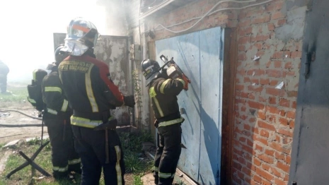 К пожару с сараями во владимирском микрорайоне Оргтруд могли быть причастны дети