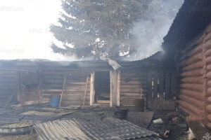 На территории монастыря в Камешковском районе случился пожар