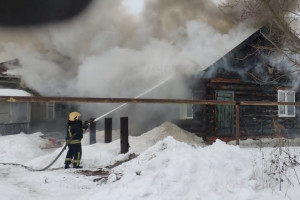 Во Владимирской области сгорело общежитие на 4 семьи