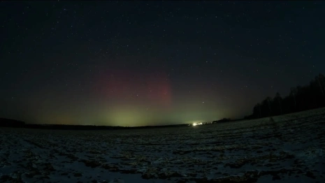 Жители Владимирской области наблюдали северное сияние 26 февраля