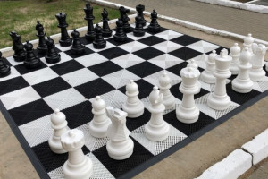 В Гусь-Хрустальном установили огромную шахматную доску