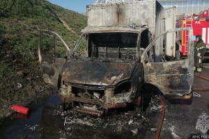 Во Владимире сгорела ГАЗель