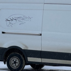 Во Владимире неизвестные разрисовали авто и гаражи