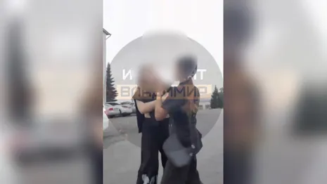 В Судогде жестокую драку между девочками у отдела полиции сняли на видео