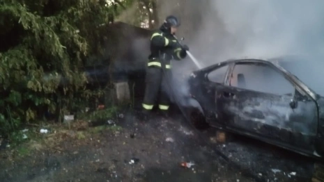 На М-7 в Ковровском районе сгорело две машины