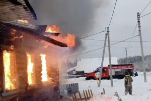 Пожар в Судогодском районе унес жизнь 46-летнего мужчины