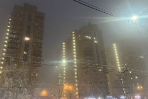 Владимир окутал вечерний туман