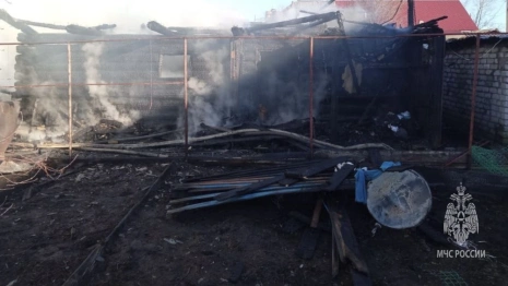 При пожаре на участке в Селивановском районе спасли 8 человек