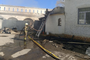 Последствия пожара во владимирском монастыре показали на фото