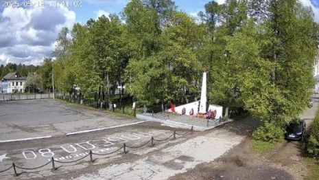 Сквер в одном из поселков под Вязниками забыли оснастить видеокамерами