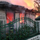 Во Владимирской области сгорел кирпичный дом