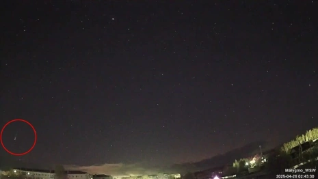 Астролюбитель снял на видео пролет метеора над Владимирской областью