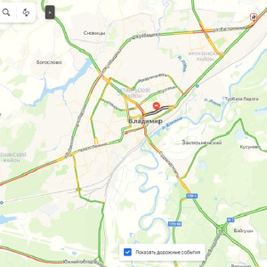 Владимир встретил первый выходной пробками