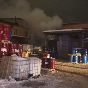 Во Владимире потушили предприятие по производству полиуретанов 