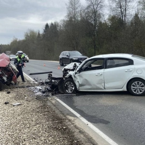 Во Владимирской области водитель иномарки погиб при лобовом столкновении