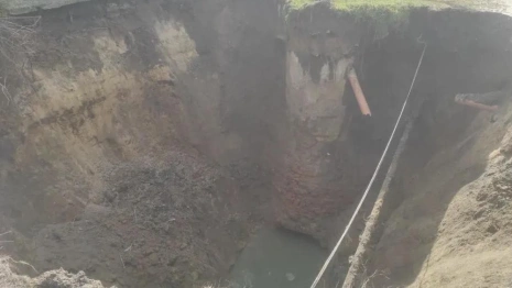 В Муроме произошла авария на канализационном коллекторе