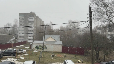 Во Владимире впервые за 2 недели пошел снег