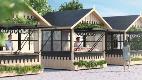 Артемий Лебедев разработал дизайн торговых павильонов и прилавков к 1000-летию Суздаля