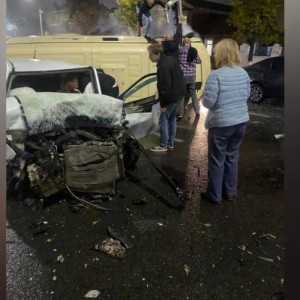 Инкассаторская машина перевернулась после ДТП во Владимире