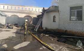 Последствия пожара во владимирском монастыре показали на фото