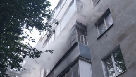 Во Владимирской области на пожаре в многоэтажке пострадал 60-летний мужчина