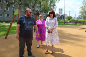 В Коврове закончили благоустройство сквера на улице Зои Космодемьянской