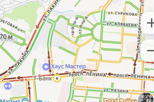 Глухая пробка выросла на проспекте Ленина во Владимире