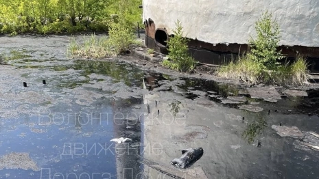 В Муроме огородили территорию котельной с разлившимся мазутом