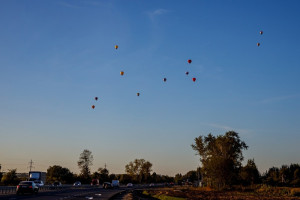 Аэростат-триколор и «Цой жив». В Суздале прошел фестиваль воздухоплавания