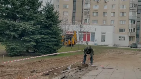 Чиновники показали на видео работы в сквере имени Кутузова во Владимире
